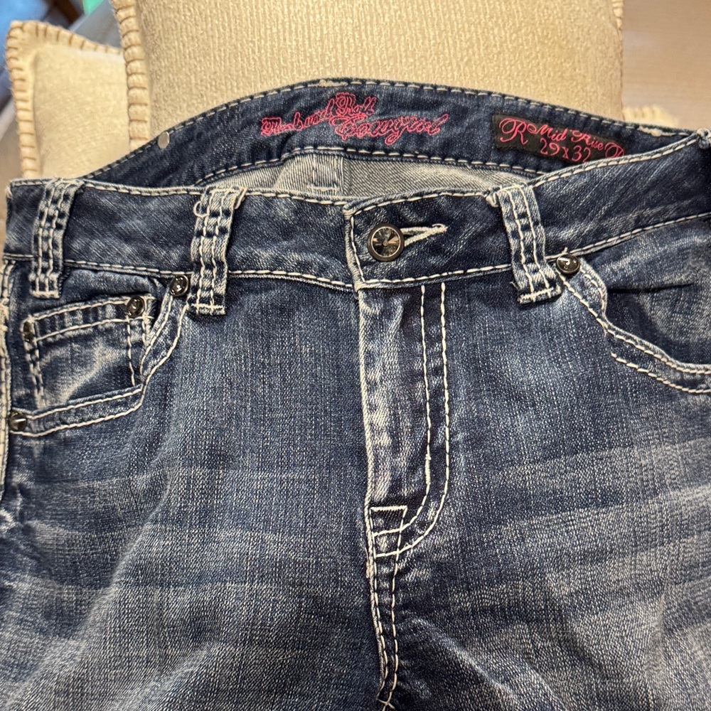 Rock & Rol Cowgirl Blue Denim Jeans